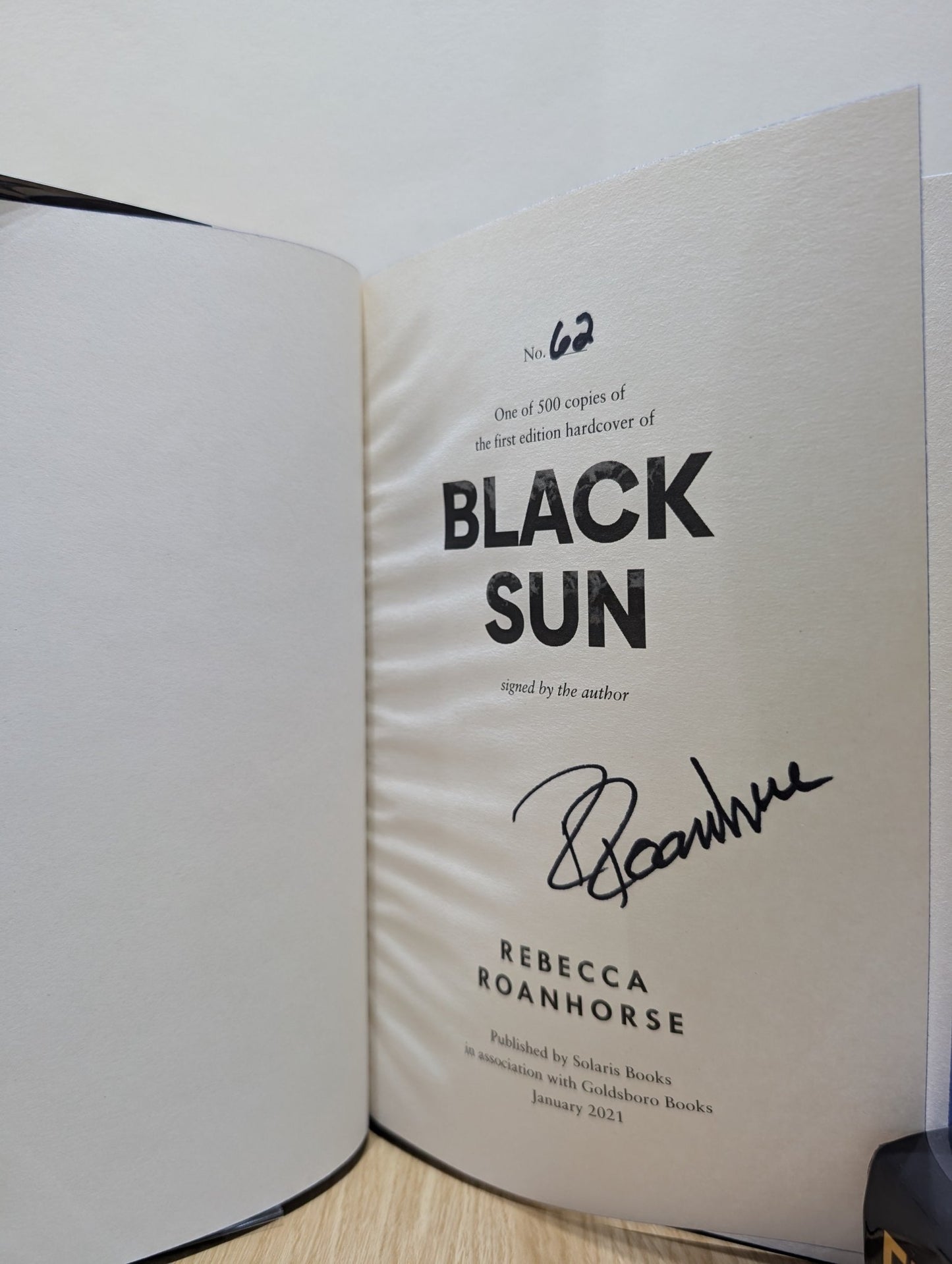 Black Sun; Fevered Star; Mirrored Heavens by Rebecca Roanhorse (Signed Numbered First Edition with sprayed edges) - Fialta Books