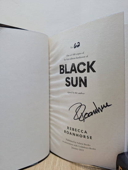 Black Sun; Fevered Star; Mirrored Heavens by Rebecca Roanhorse (Signed Numbered First Edition with sprayed edges) - Fialta Books