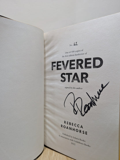 Black Sun; Fevered Star; Mirrored Heavens by Rebecca Roanhorse (Signed Numbered First Edition with sprayed edges) - Fialta Books