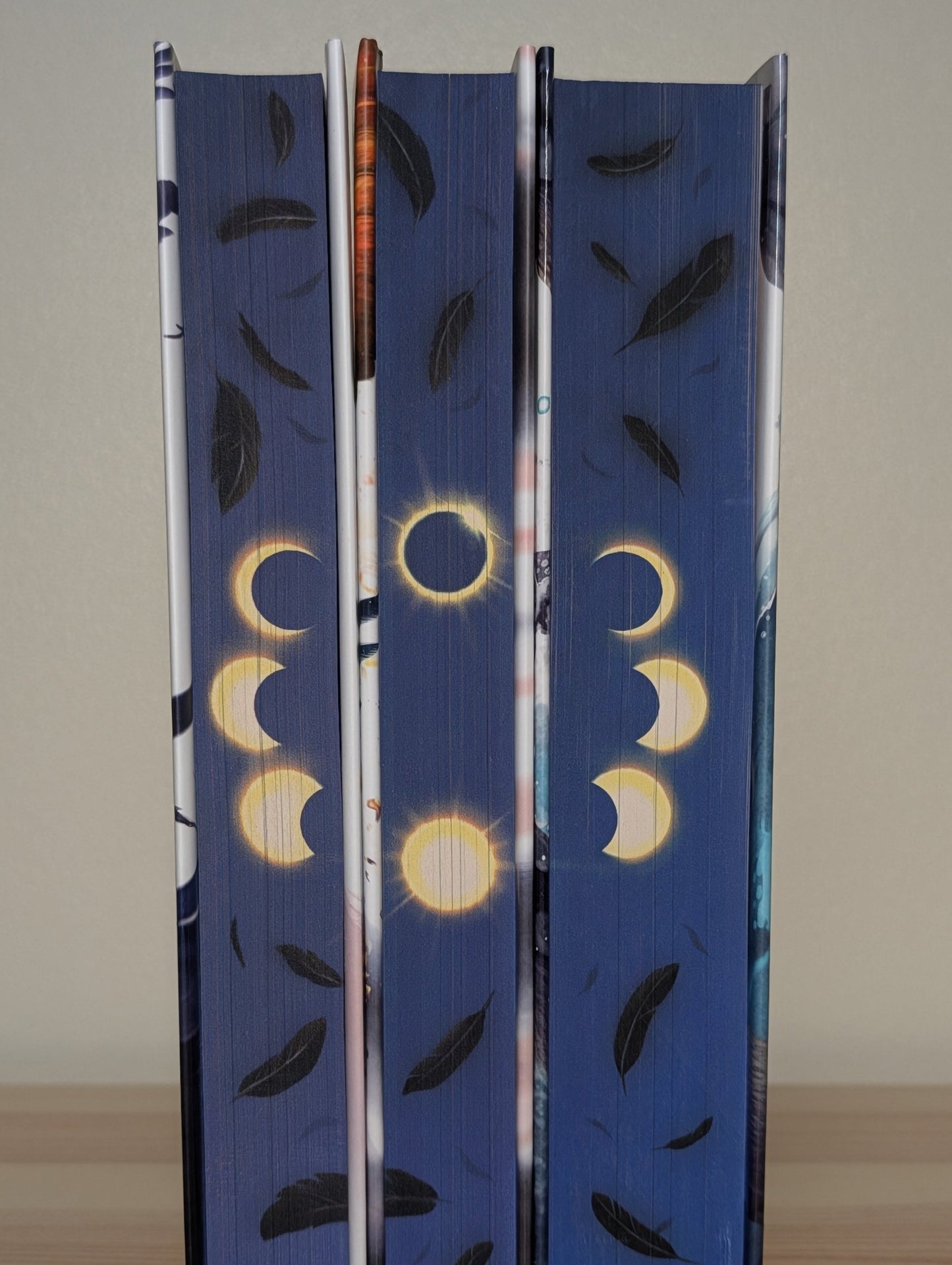 Black Sun; Fevered Star; Mirrored Heavens by Rebecca Roanhorse (Special Edition with sprayed edges) - Fialta Books