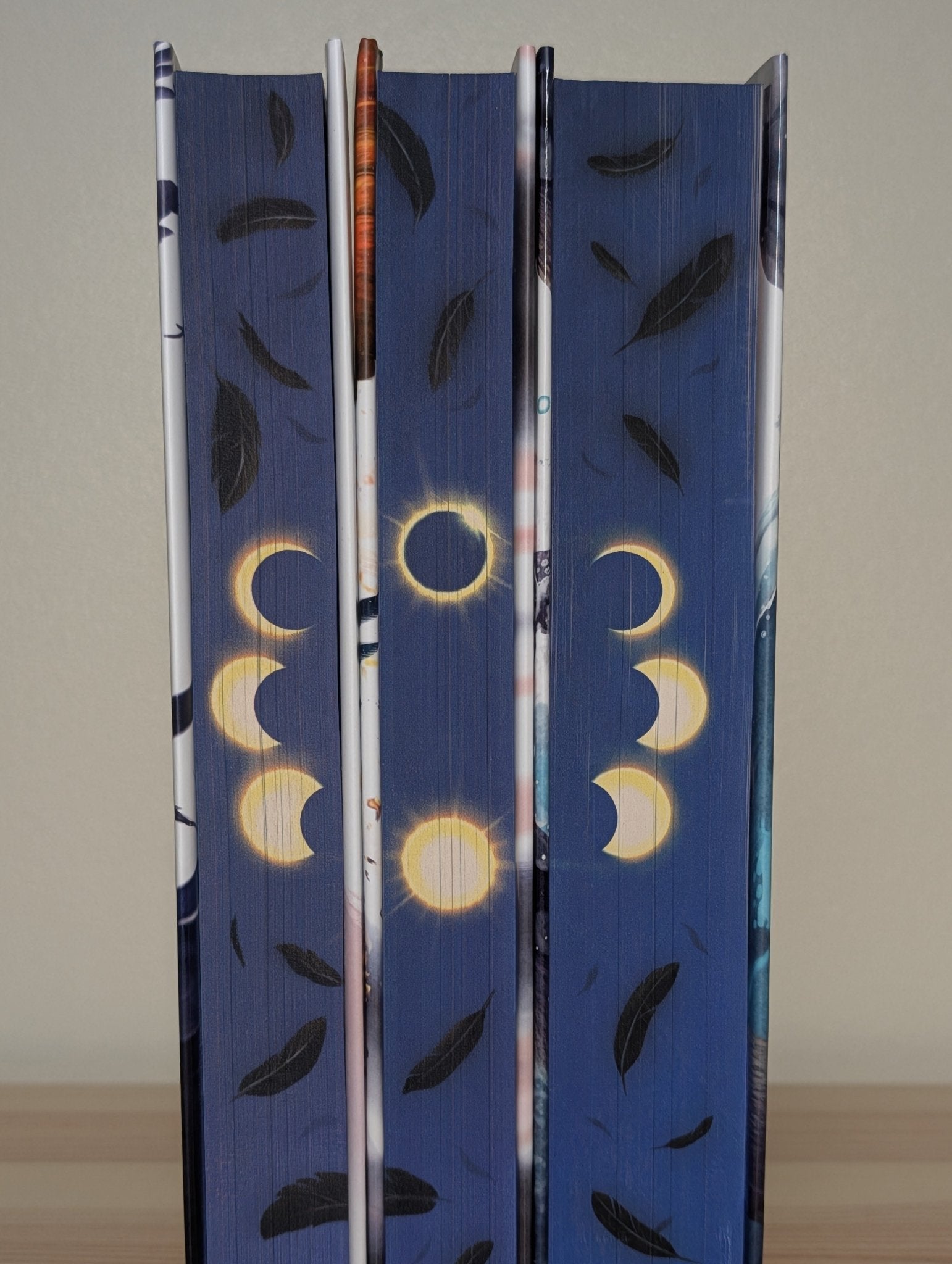 Black Sun; Fevered Star; Mirrored Heavens by Rebecca Roanhorse (Special Edition with sprayed edges) - Fialta Books