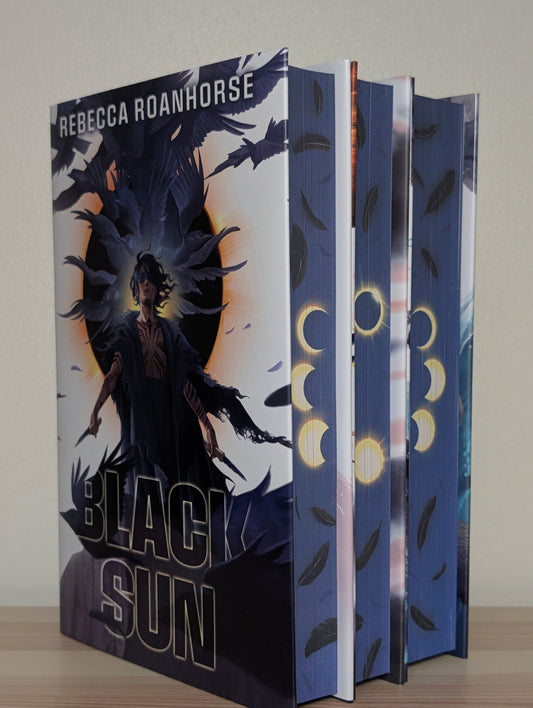 Black Sun; Fevered Star; Mirrored Heavens by Rebecca Roanhorse (Special Edition with sprayed edges) - Fialta Books