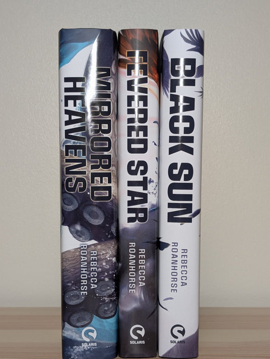 Black Sun; Fevered Star; Mirrored Heavens by Rebecca Roanhorse (Special Edition with sprayed edges) - Fialta Books