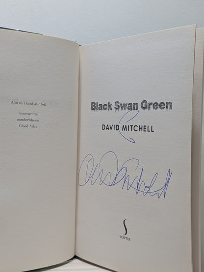 Black Swan Green by David Mitchell (Signed First Edition) - Fialta Books