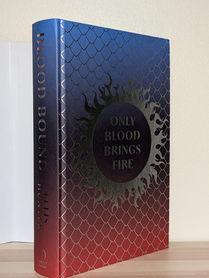 Blood Bound by Ellis Hunter (Signed First Edition with sprayed edges) - Fialta Books