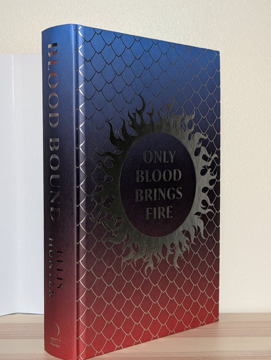 Blood Bound by Ellis Hunter (Signed First Edition with sprayed edges) - Fialta Books