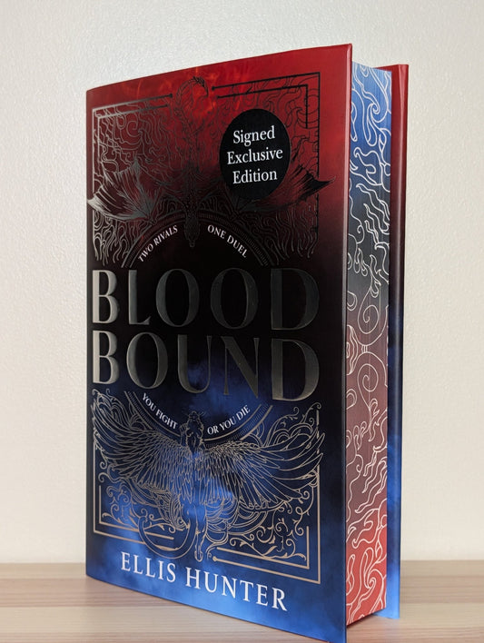 Blood Bound by Ellis Hunter (Signed First Edition with sprayed edges) - Fialta Books