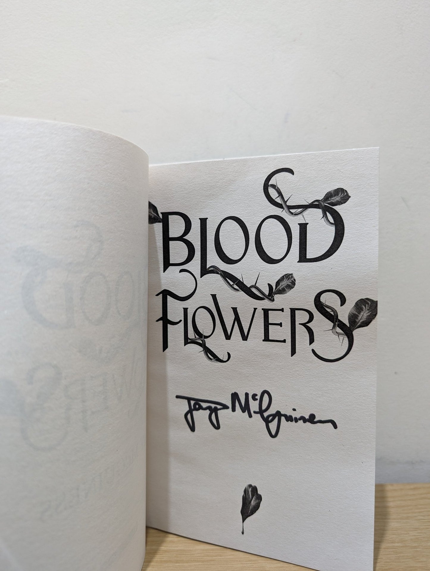 Blood Flowers by Jay McGuiness (Signed First Edition) - Fialta Books