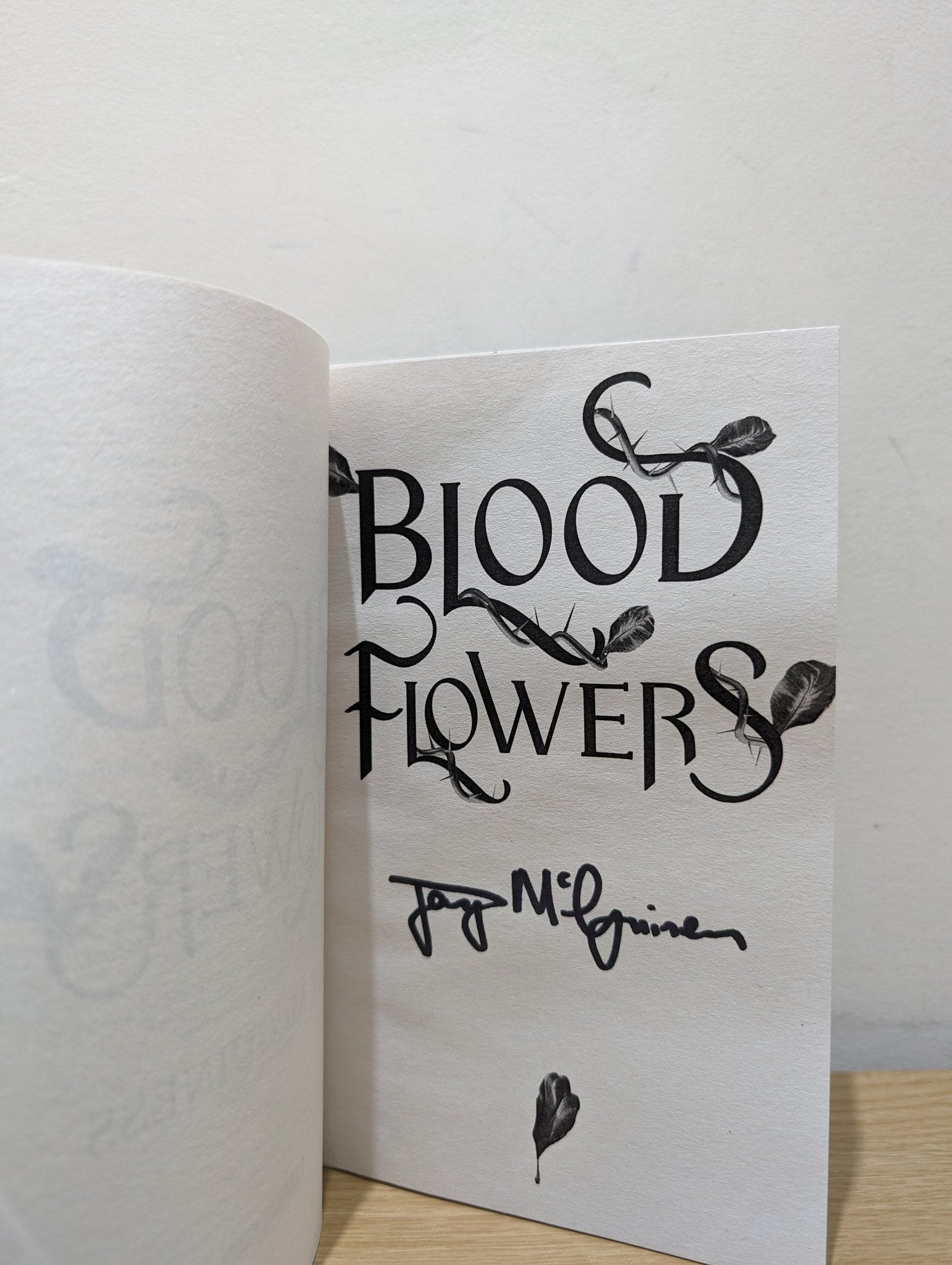 Blood Flowers by Jay McGuiness (Signed First Edition) - Fialta Books