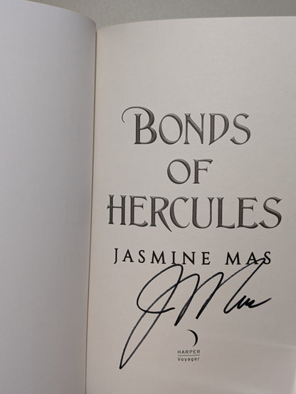 Blood of Hercules; Bonds of Hercules by Jasmine Mas (Signed with sprayed edges) - Fialta Books