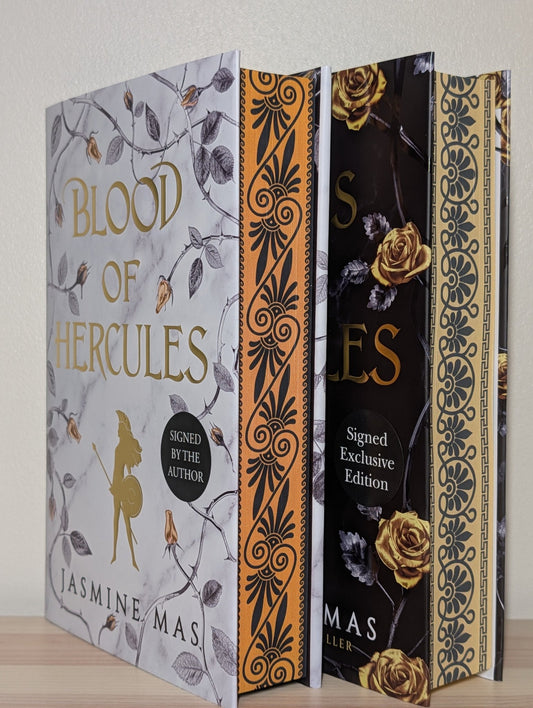 Blood of Hercules; Bonds of Hercules by Jasmine Mas (Signed with sprayed edges) - Fialta Books