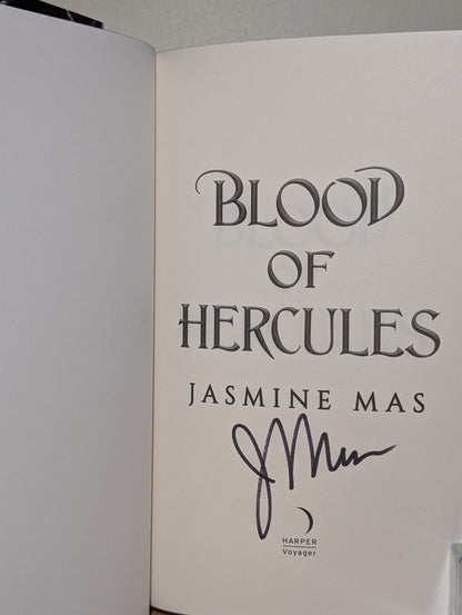 Blood of Hercules; Bonds of Hercules by Jasmine Mas (Signed with sprayed edges) - Fialta Books