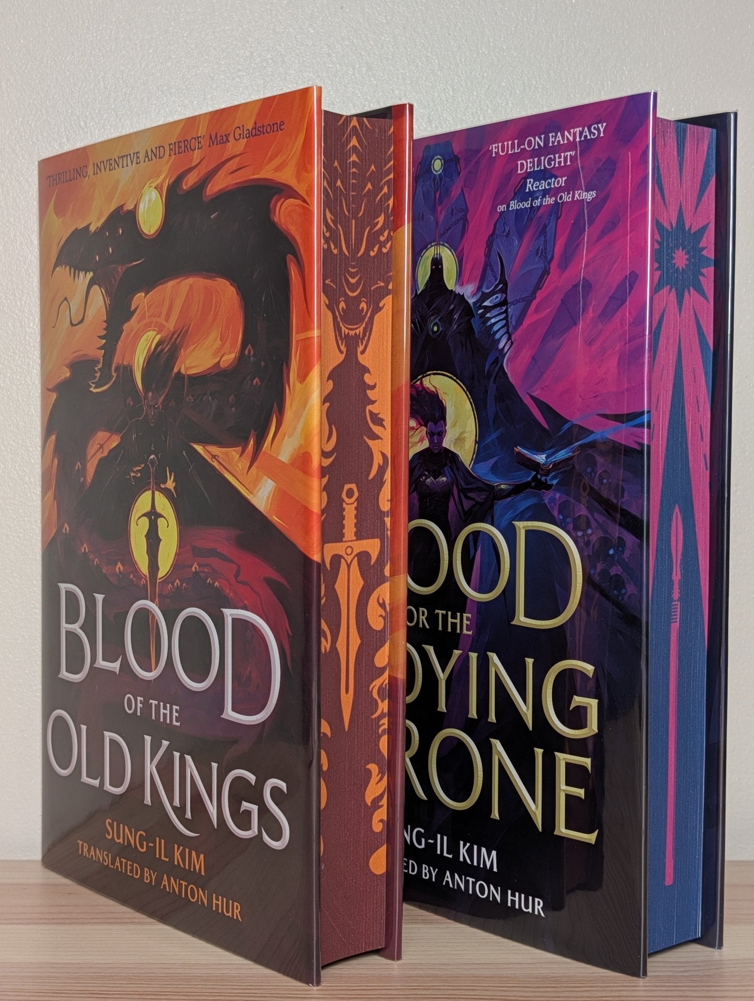 Blood of the Old Kings; Blood for the Undying Throne by Sung - il Kim (Signed with sprayed edges) - Fialta Books