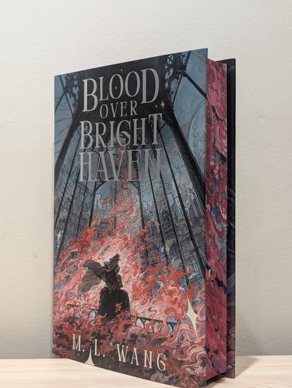 Blood Over Bright Haven by M. L. Wang (Signed First Edition with new cover and sprayed edges) - Fialta Books