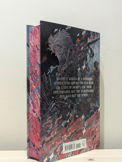 Blood Over Bright Haven by M. L. Wang (Signed First Edition with new cover and sprayed edges) - Fialta Books