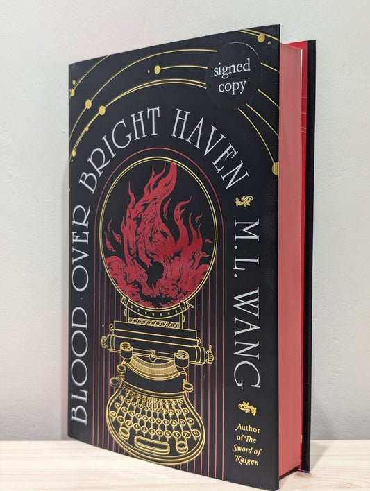 Blood Over Bright Haven by M. L. Wang (Signed First Edition with sprayed edges) - Fialta Books