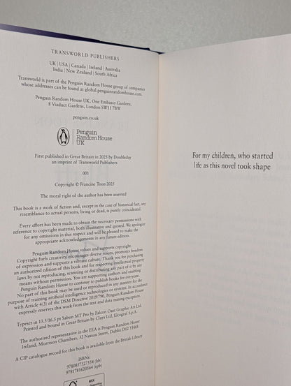 Bluff by Francine Toon (Signed First Edition) - Fialta Books
