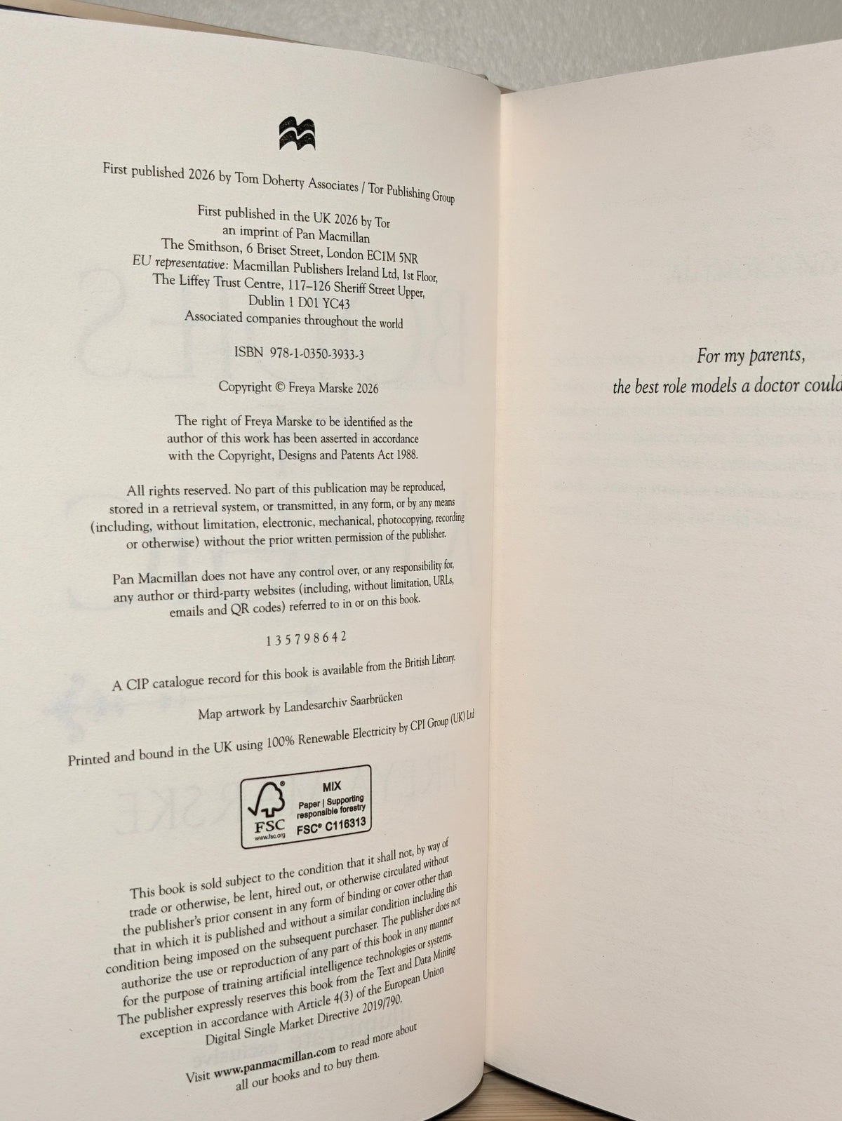 Bodies of Magic by Freya Marske (Special First Edition with sprayed edges) - Fialta Books