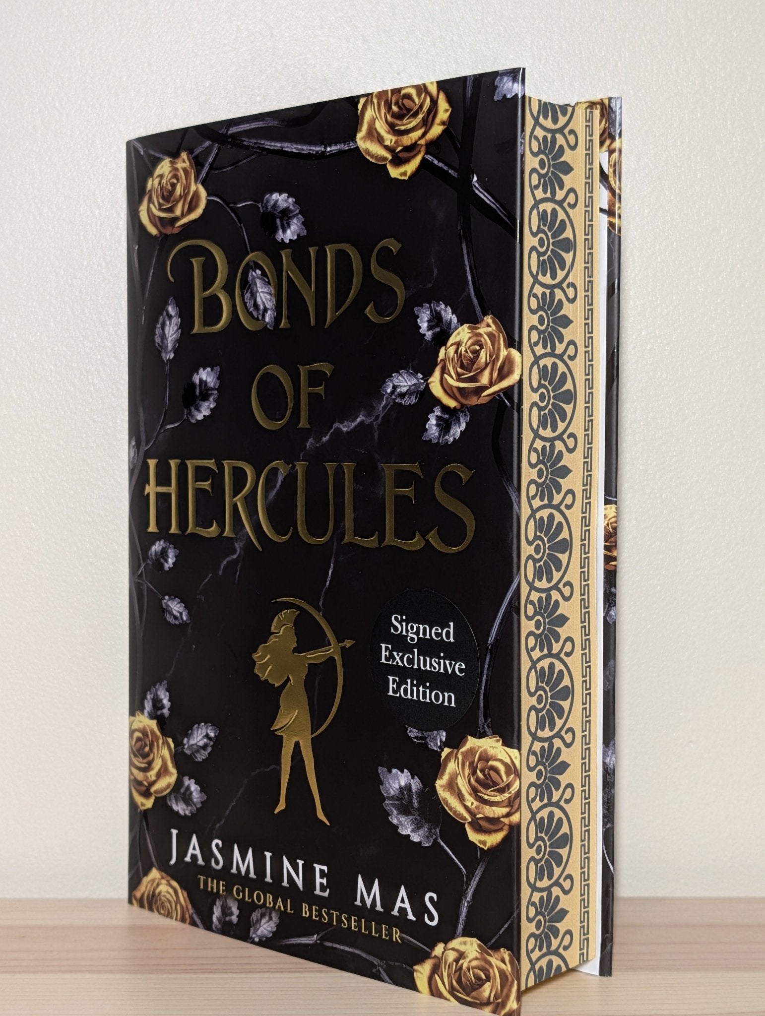 Bonds of Hercules by Jasmine Mas (Signed First Edition with sprayed edges) - Fialta Books