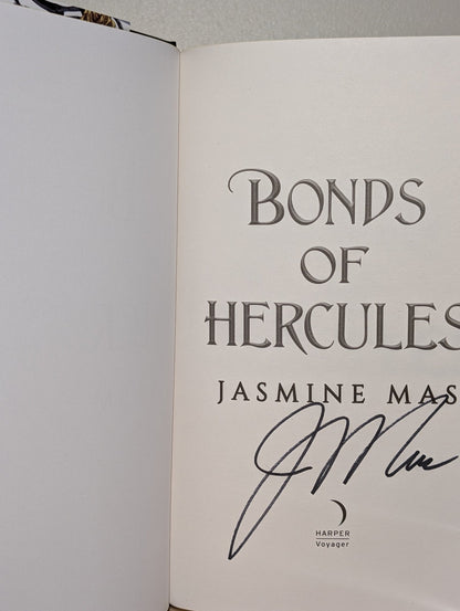 Bonds of Hercules by Jasmine Mas (Signed First Edition with sprayed edges) - Fialta Books