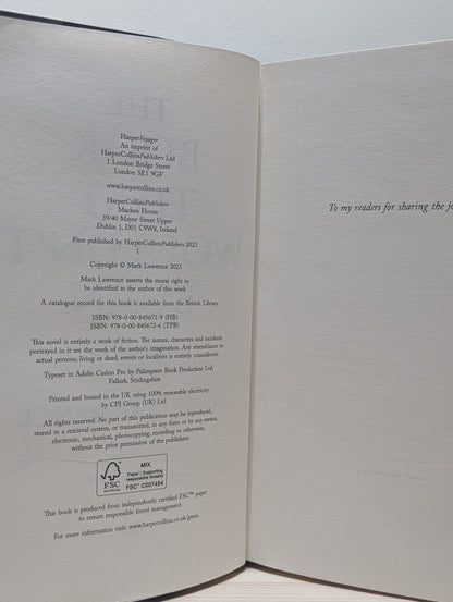 Book That Wouldn't Burn; Book That Broke the World; Book that Held Her Heart by Mark Lawrence (Signed) - Fialta Books