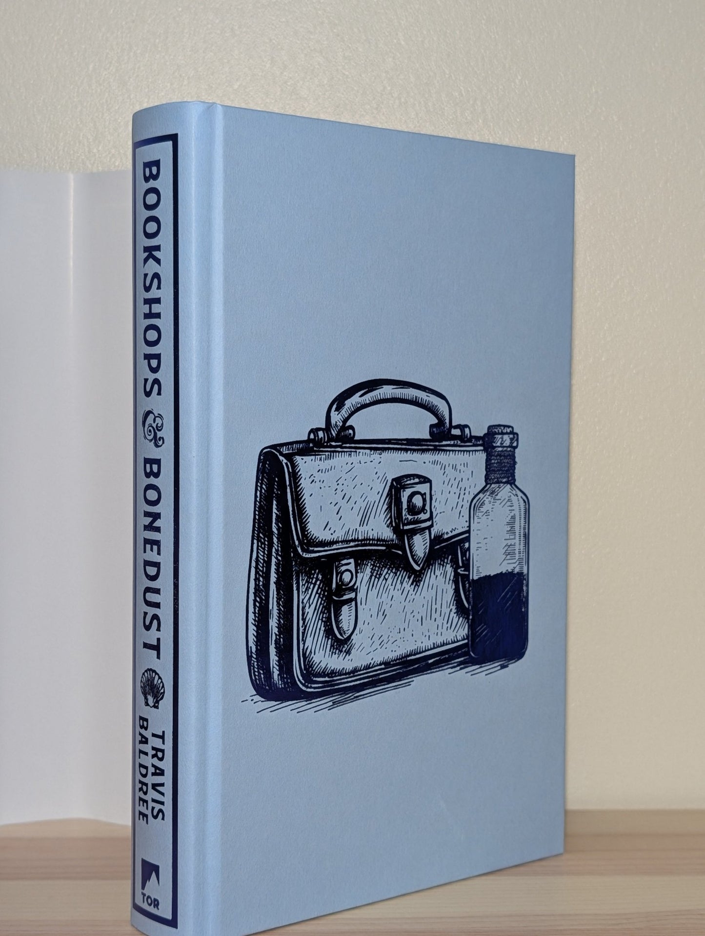 Bookshops & Bonedust by Travis Baldree (Signed Bookplate with sprayed edges) - Fialta Books