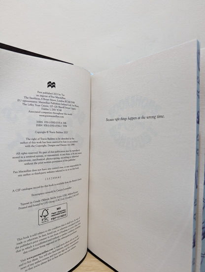 Bookshops & Bonedust by Travis Baldree (Signed First Edition with sprayed edges) - Fialta Books