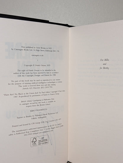 Borderline Fiction by Derek Owusu (Signed First Edition) - Fialta Books