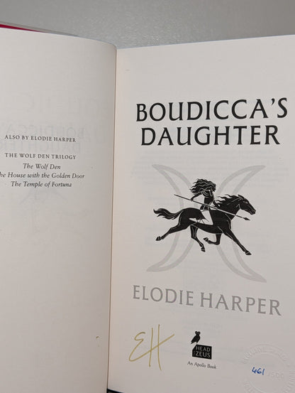 Boudicca's Daughter by Elodie Harper (Signed Numbered First Edition with sprayed edges) - Fialta Books