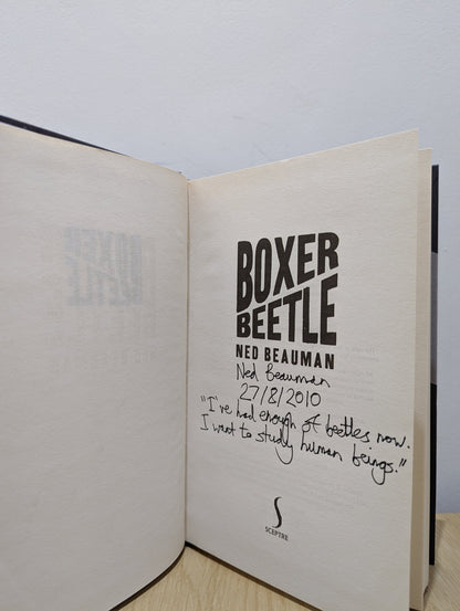 Boxer, Beetle by Ned Beauman (Signed First Edition) - Fialta Books
