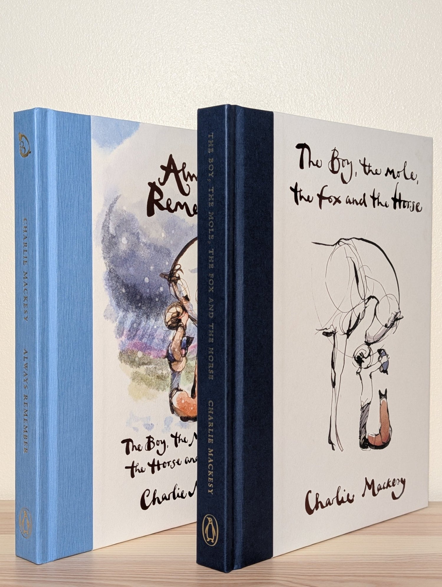 Boy, Mole, Fox and Horse; Always Remember by Charlie Mackesy (Signed Two Book Set) - Fialta Books