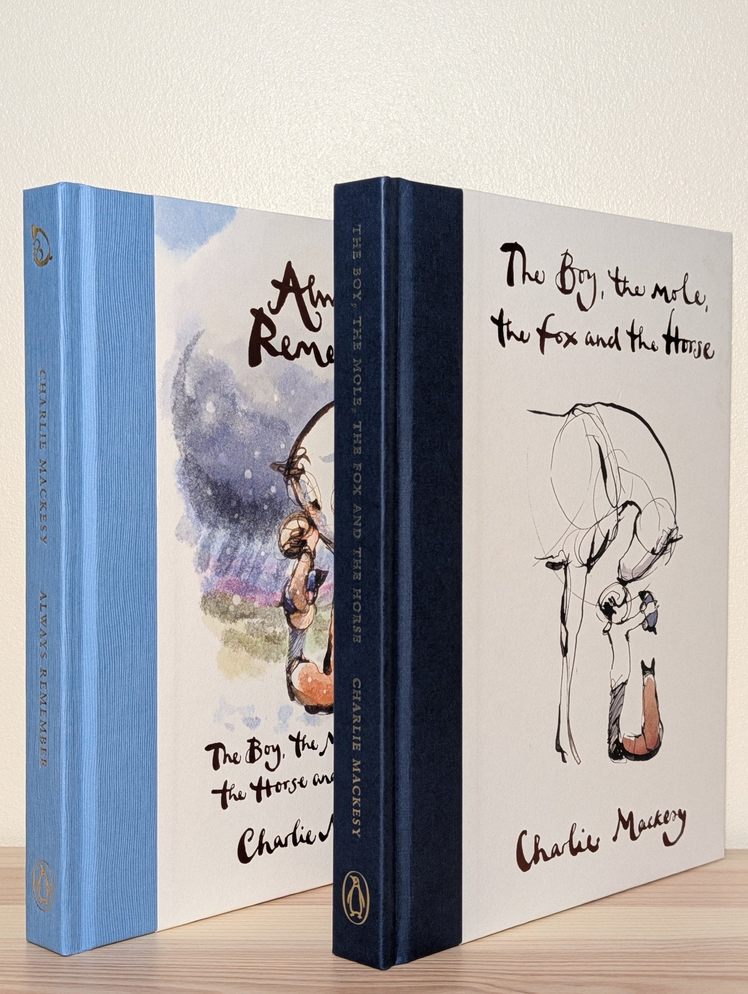 Boy, Mole, Fox and Horse; Always Remember by Charlie Mackesy (Signed Two Book Set) - Fialta Books