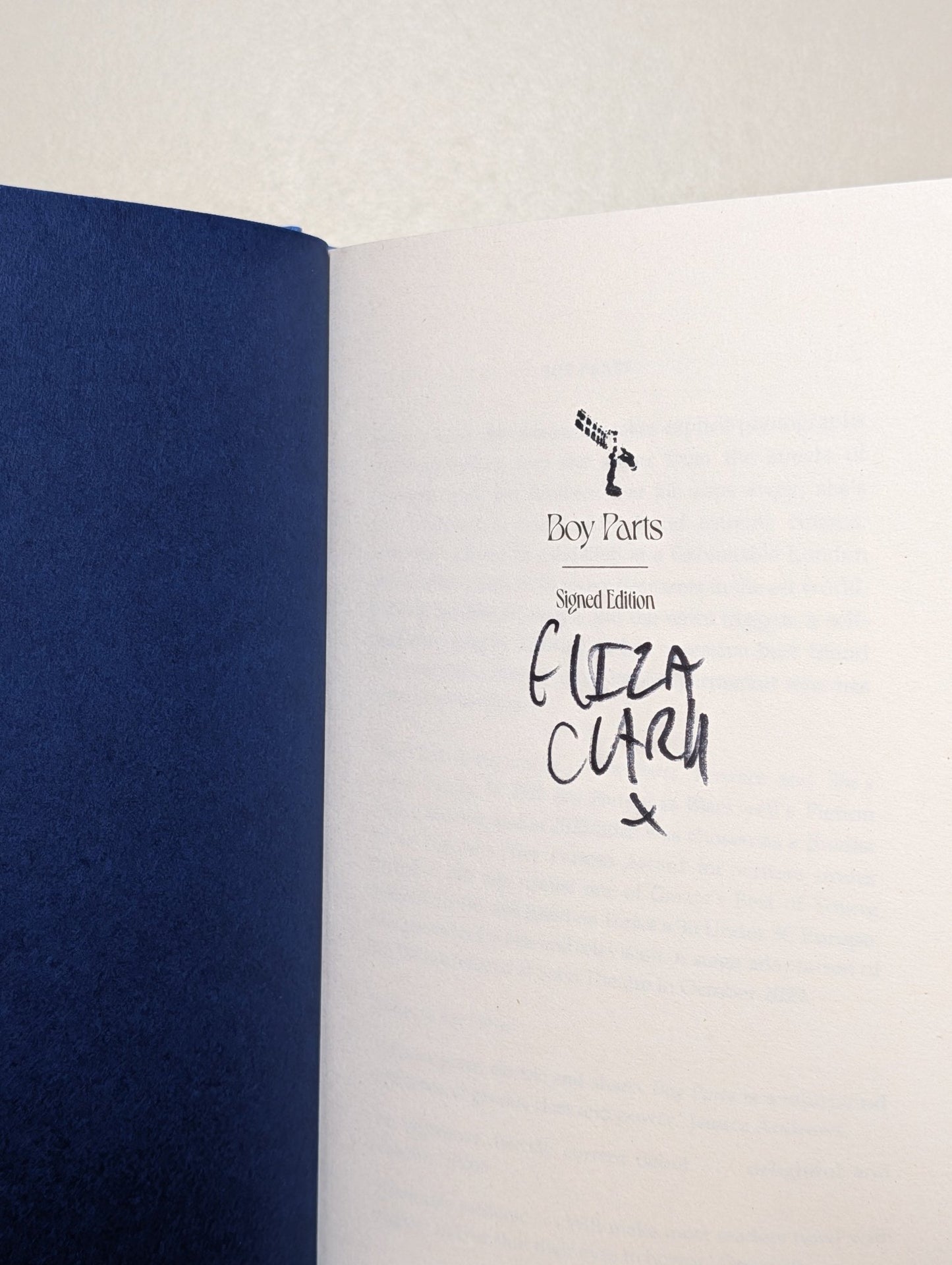 Boy Parts by Eliza Clark (Signed Gift Edition) - Fialta Books