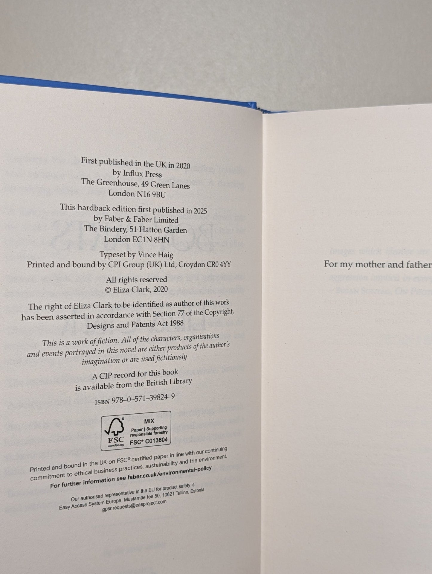 Boy Parts; Penance by Eliza Clark (Signed Gift Edition) - Fialta Books