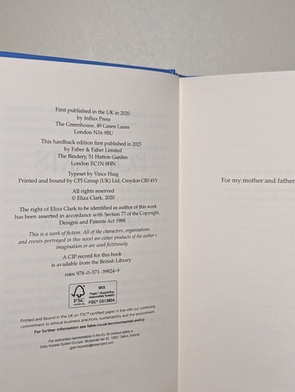 Boy Parts; Penance by Eliza Clark (Signed Gift Edition) - Fialta Books