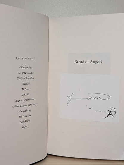 Bread of Angels by Patti Smith (Signed First Edition) - Fialta Books