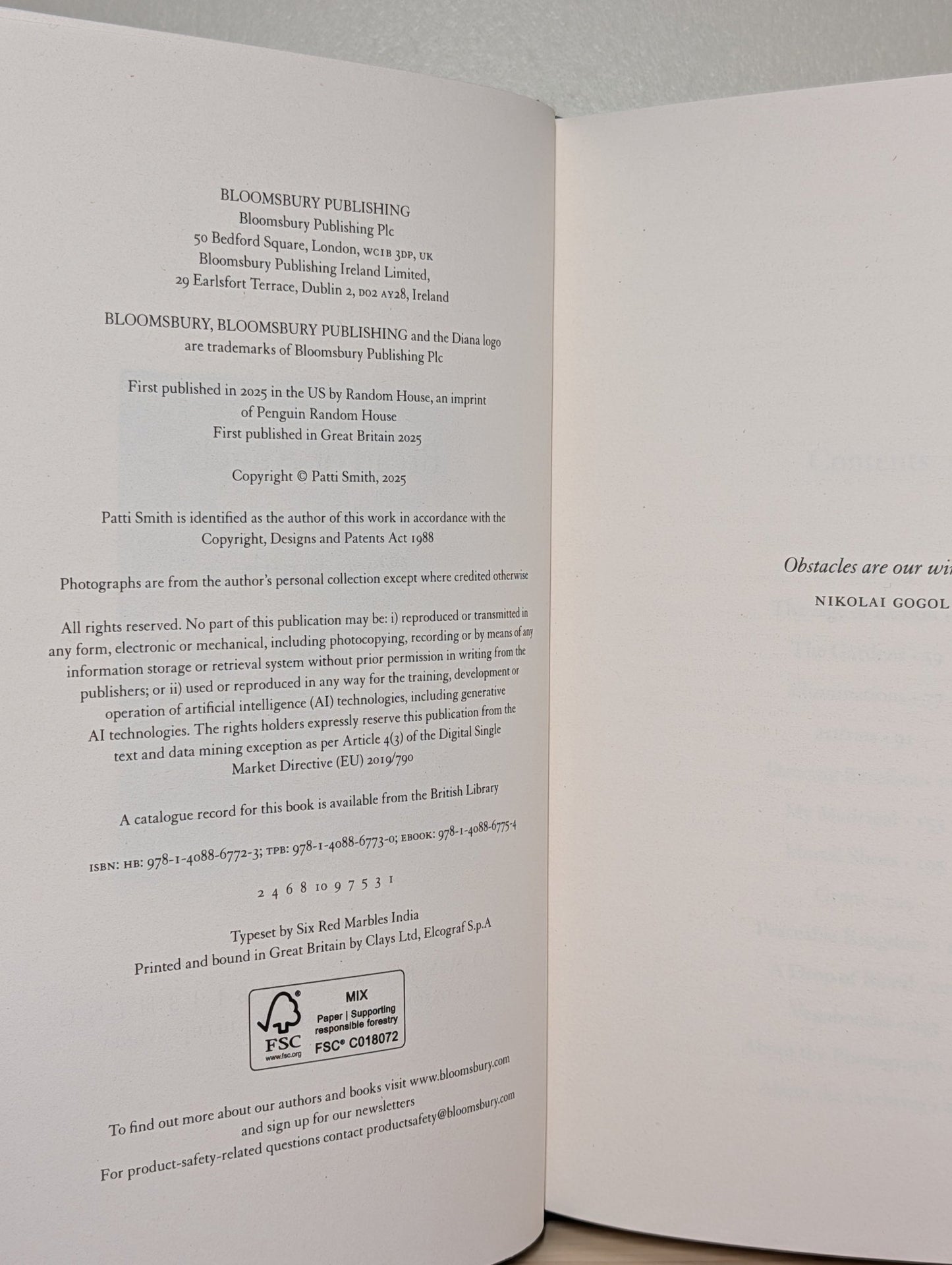 Bread of Angels by Patti Smith (Signed First Edition) - Fialta Books