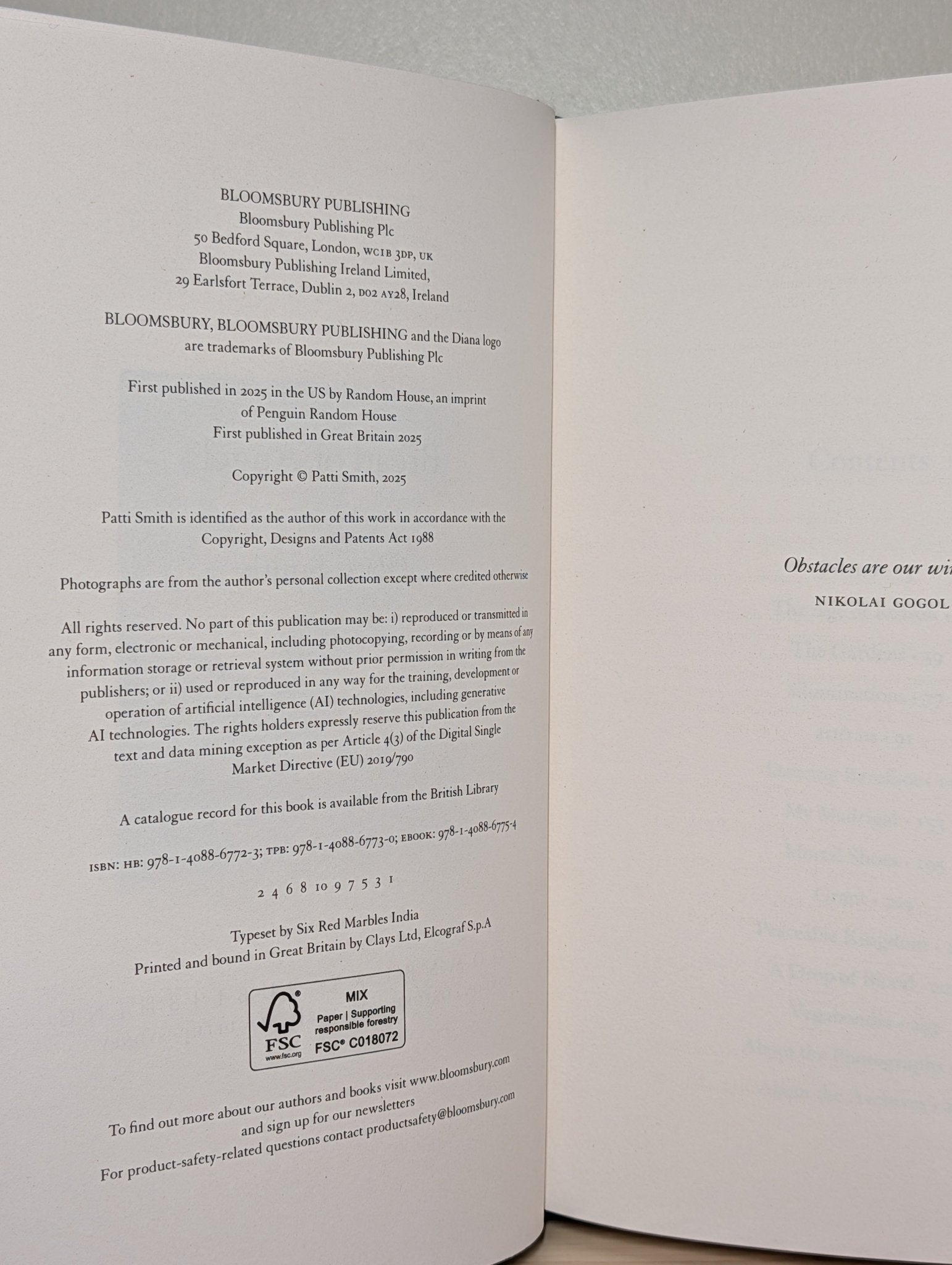 Bread of Angels by Patti Smith (Signed First Edition) - Fialta Books