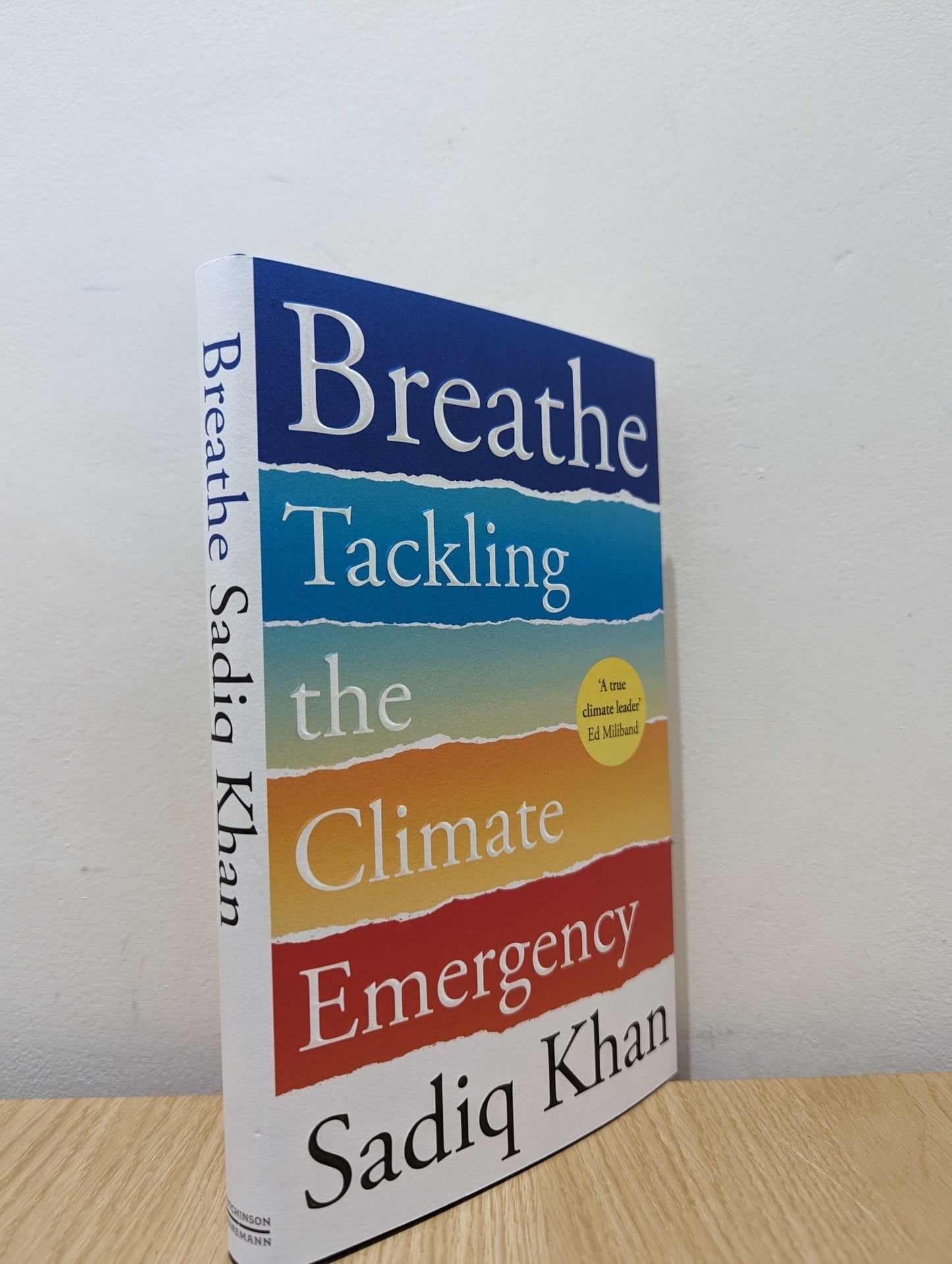 Breathe: Tackling the Climate Emergency by Sadiq Khan (Signed First Edition) - Fialta Books