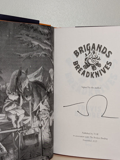 Brigands & Breadknives by Travis Baldree (Signed with sprayed edges and alternative cover) - Fialta Books