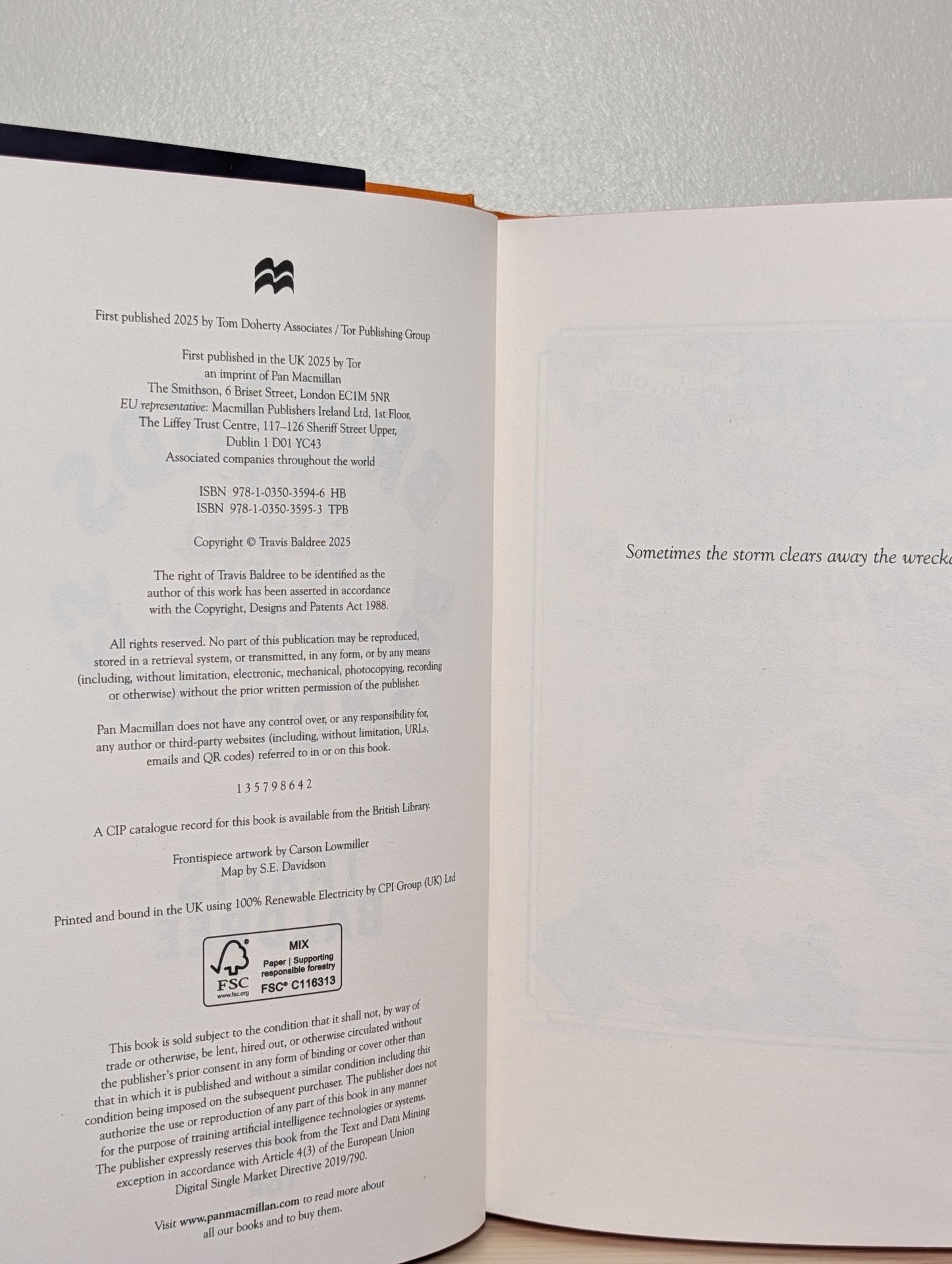 Brigands & Breadknives by Travis Baldree (Signed with sprayed edges and alternative cover) - Fialta Books