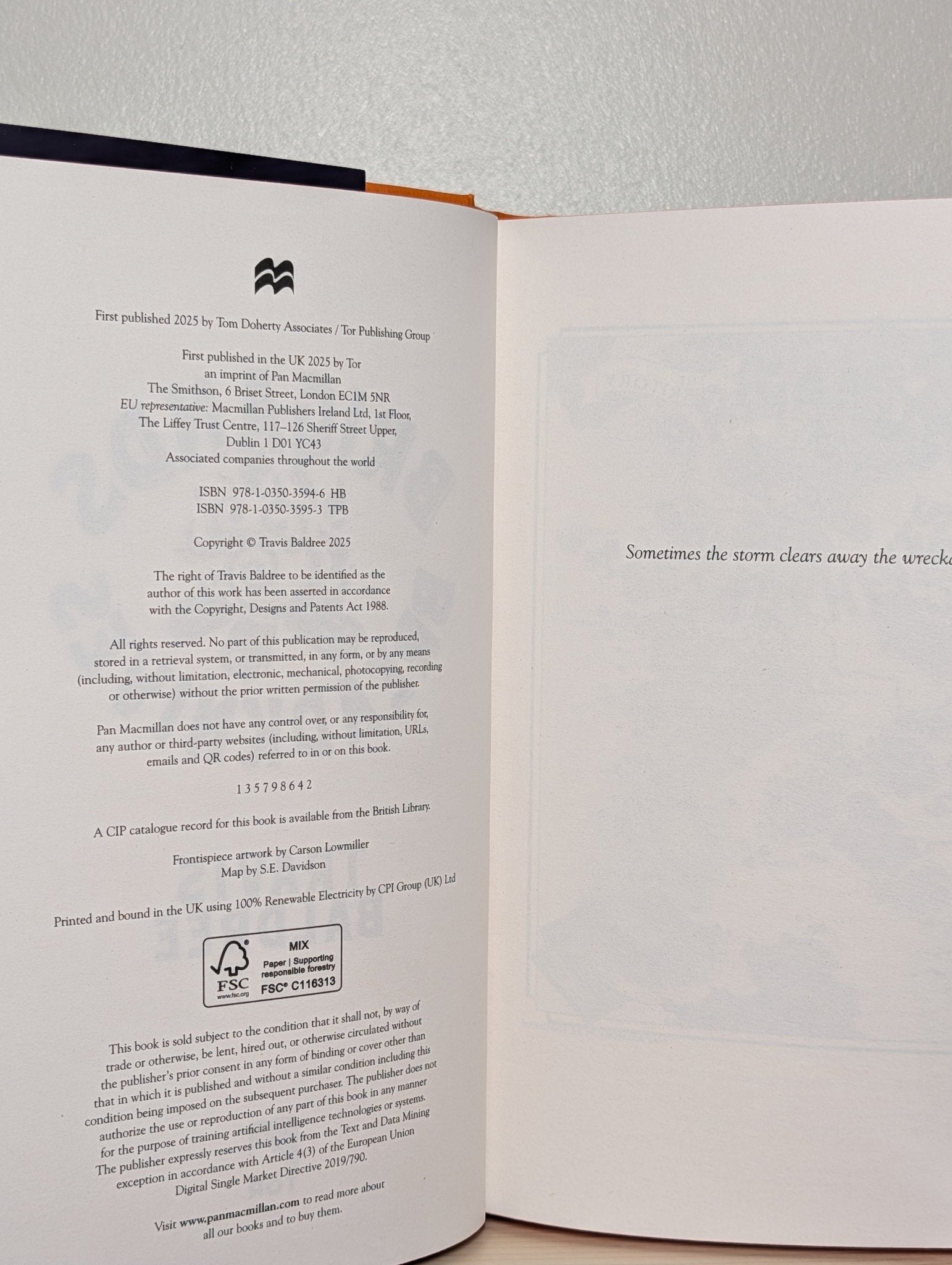 Brigands & Breadknives by Travis Baldree (Signed with sprayed edges and alternative cover) - Fialta Books