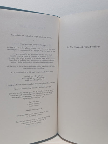 Broken Country by Clare Leslie Hall (Signed Numbered First Edition with sprayed edges) - Fialta Books