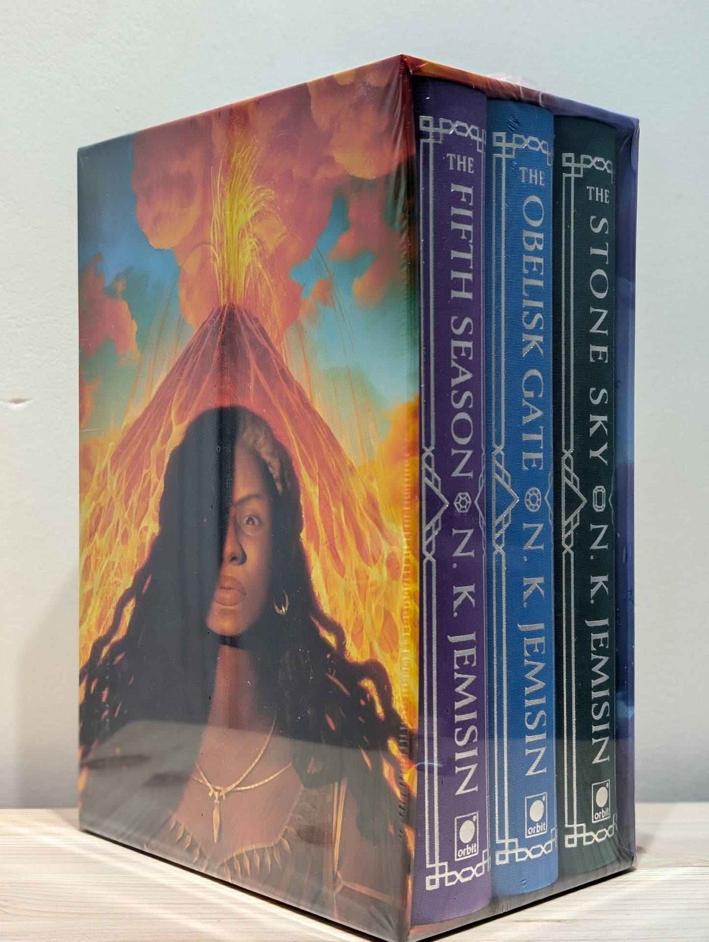 Broken Earth Trilogy: Fifth Season; Obelisk Gate; Stone Sky by N. K. Jemisin (Signed Deluxe Edition) - Fialta Books