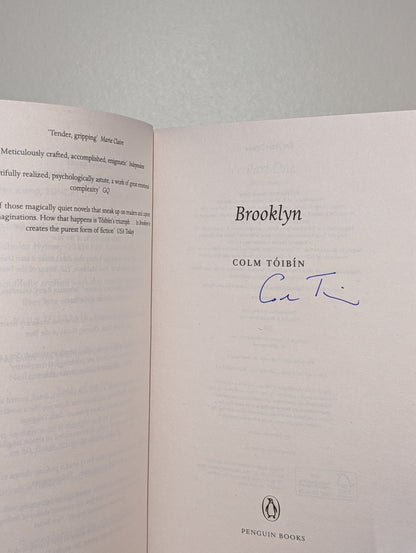 Brooklyn by Colm Toibin (Signed to title page) - Fialta Books