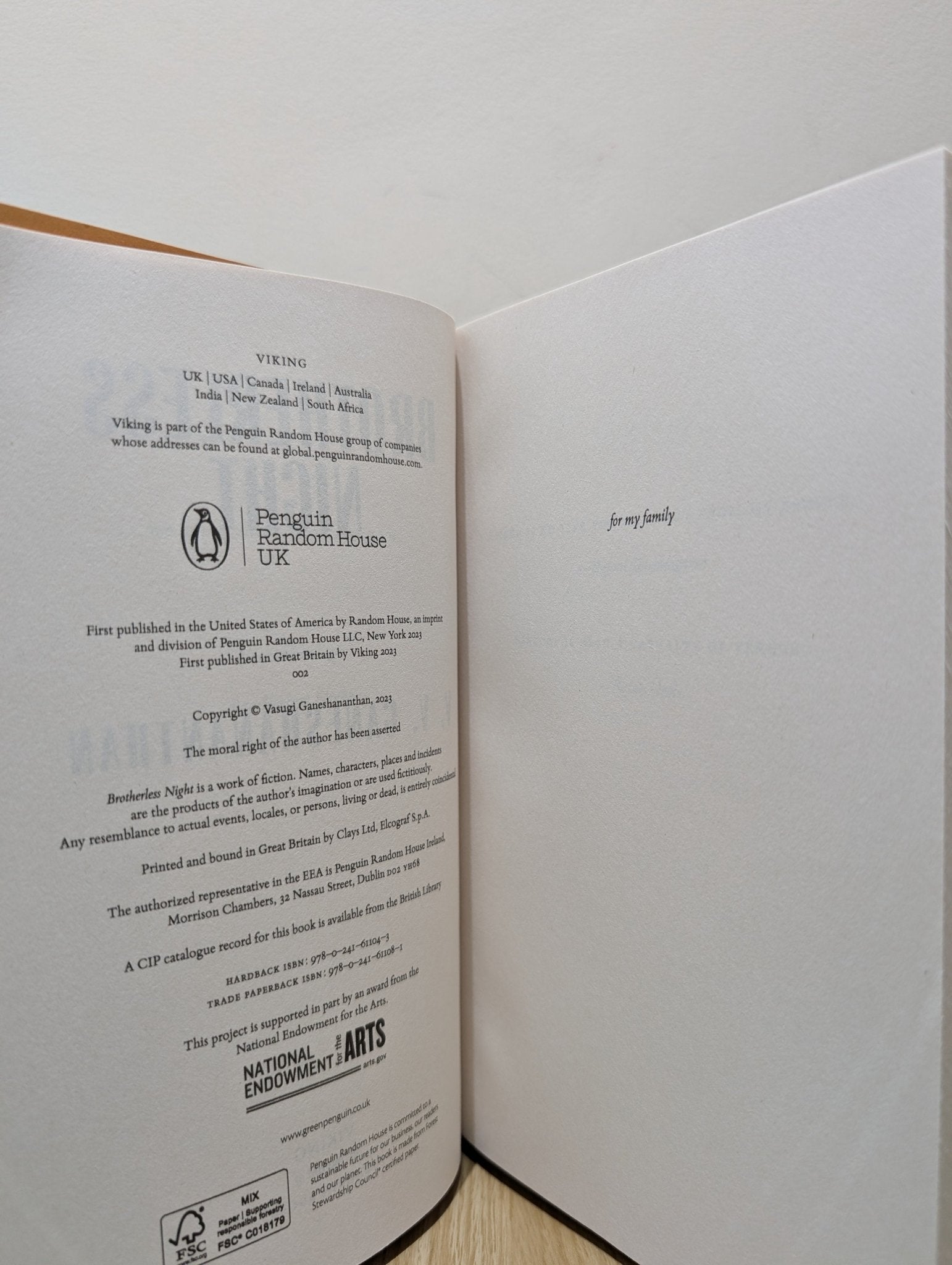 Brotherless Night by V.V. Ganeshananthan - Fialta Books