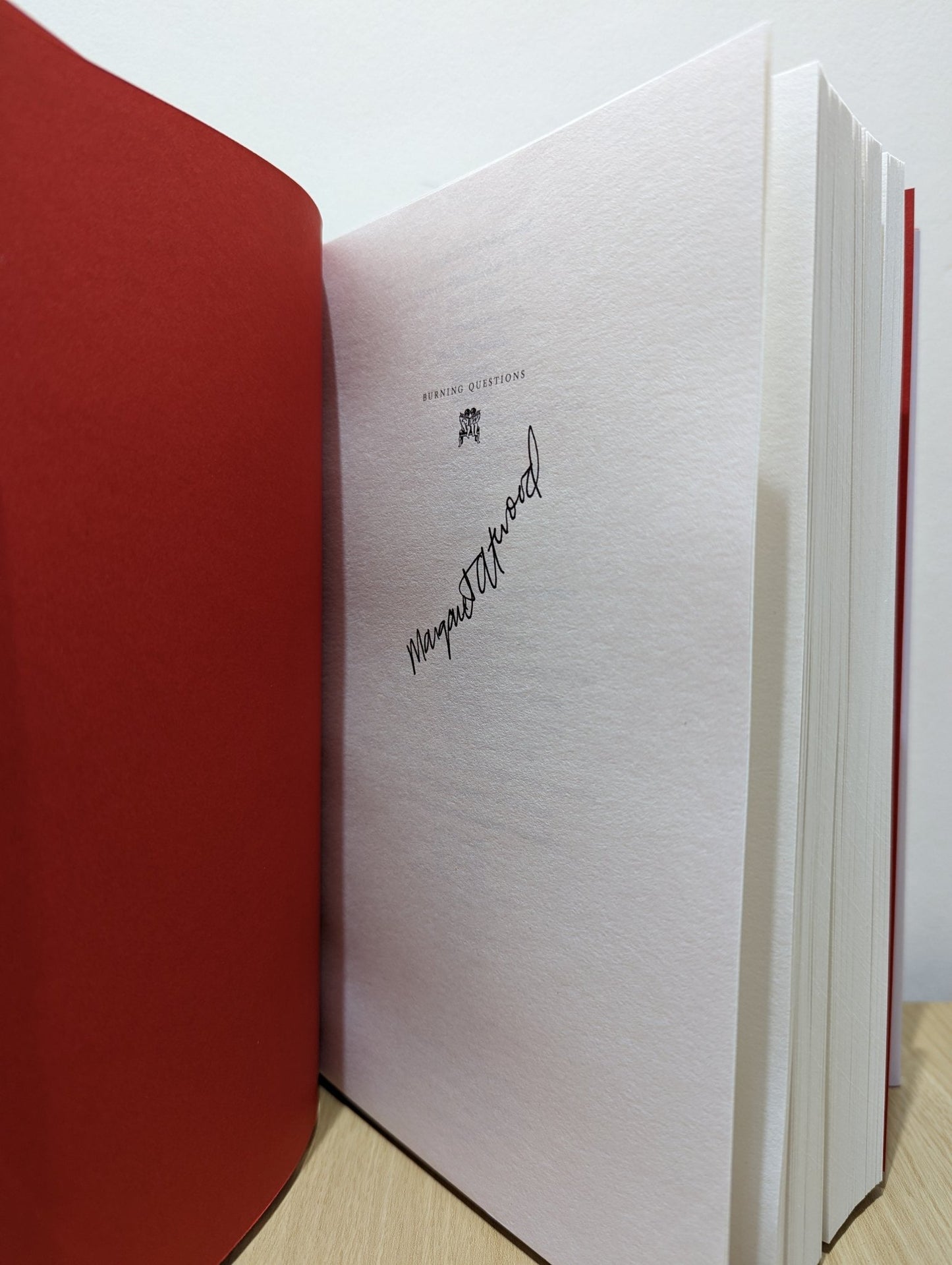 Burning Questions: Essays and Occasional Pieces 2004 - 2021 by Margaret Atwood (Signed First Edition) - Fialta Books