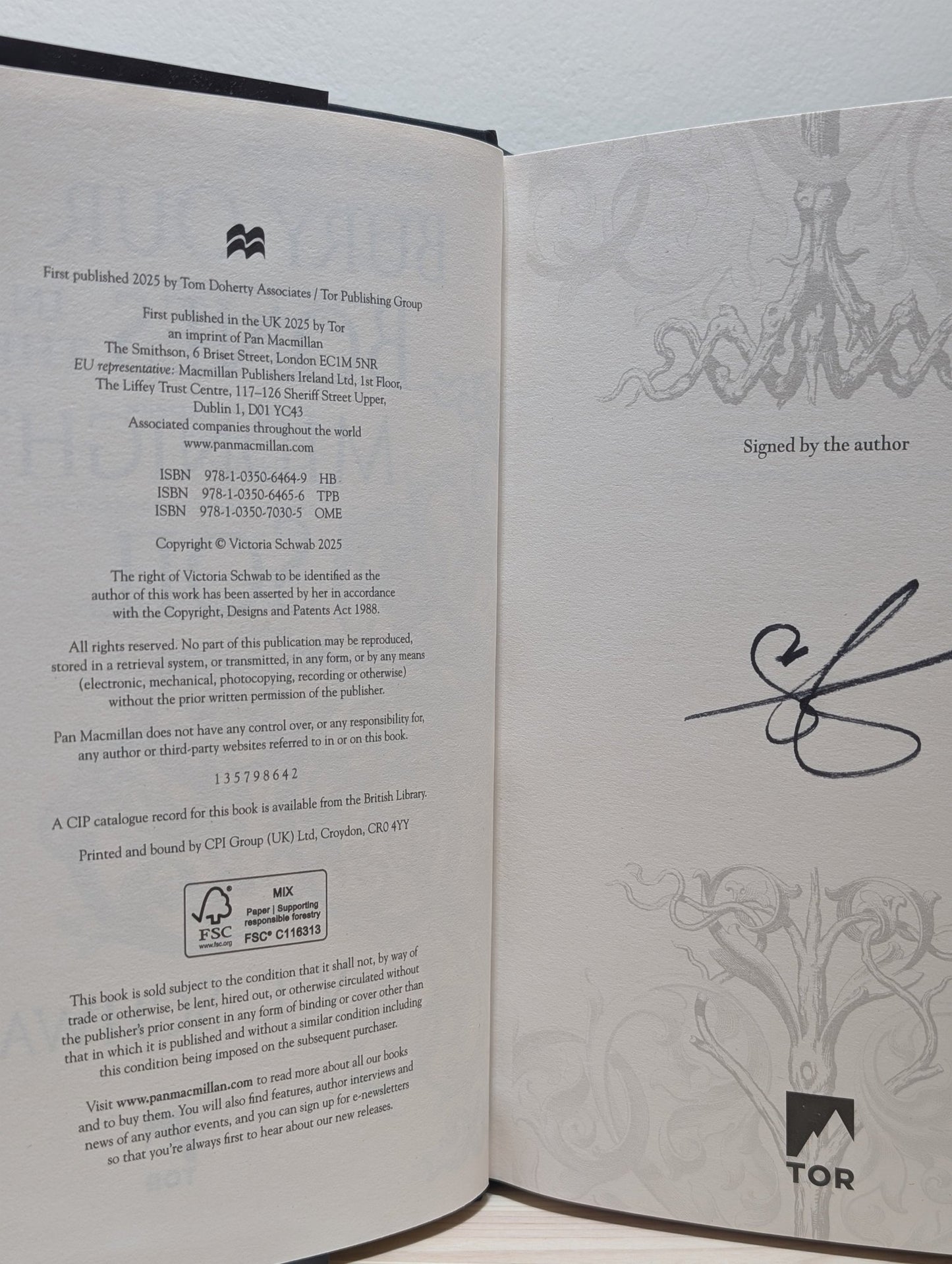 Bury Our Bones in the Midnight Soil by V. E. Schwab (Signed First Edition) - Fialta Books