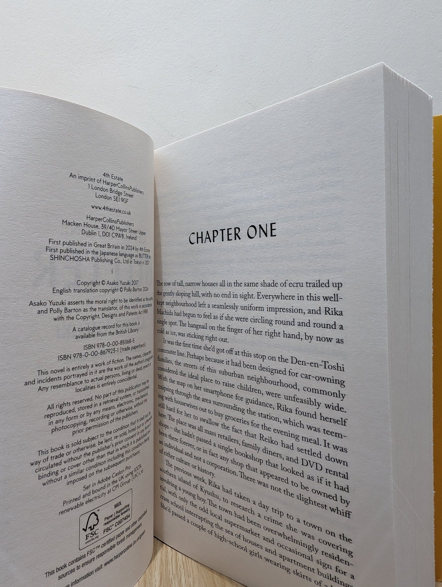 Butter by Asako Yuzuki (Signed First Edition) - Fialta Books