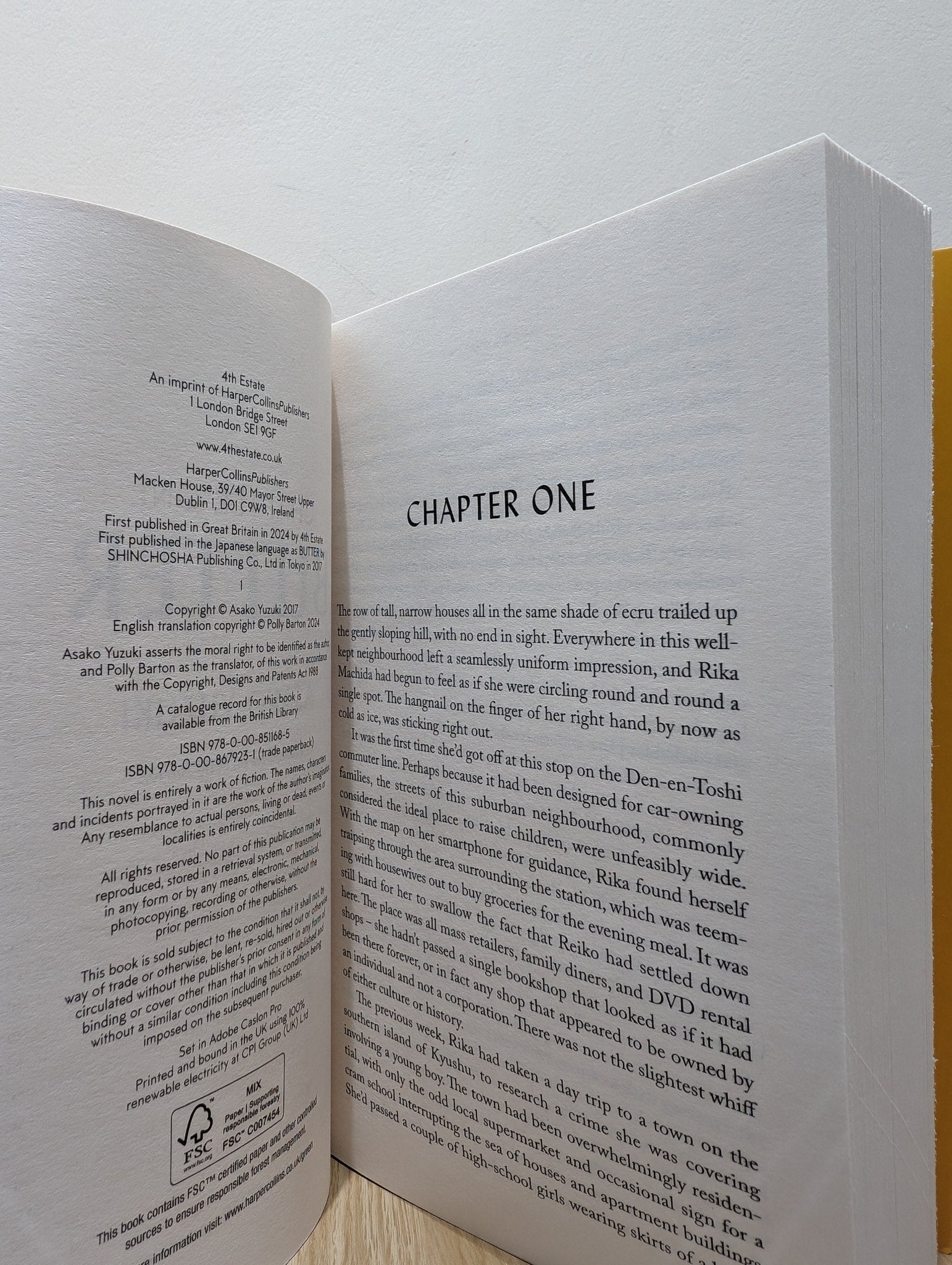 Butter by Asako Yuzuki (Signed First Edition) - Fialta Books